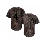Men Arizona Diamondbacks #4 Ketel Marte Camo Realtree Collection Cool Base Stitched MLB Jersey