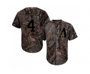 Men Arizona Diamondbacks #4 Ketel Marte Camo Realtree Collection Cool Base Stitched MLB Jersey
