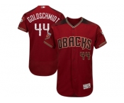 Men Arizona Diamondbacks #44 Paul Goldschmidt Majestic Sedona Red 2018 Spring Training Flex Base Player Jersey
