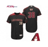 Men Diamondbacks #38 Robbie Ray Black Hispanic Heritage Flex Base Jersey
