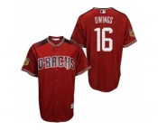 Men's Arizona Diamondbacks #16 Chris Owings 2017 Spring Training Cool Base Stitched MLB Jersey