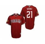 Men's Arizona Diamondbacks #21 Zack Greinke 2017 Spring Training Cool Base Stitched MLB Jersey