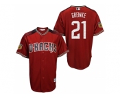 Men's Arizona Diamondbacks #21 Zack Greinke 2017 Spring Training Cool Base Stitched MLB Jersey