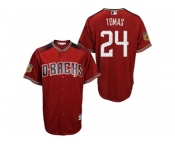 Men's Arizona Diamondbacks #24 Yasmany Tomas 2017 Spring Training Cool Base Stitched MLB Jersey