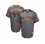 Men's Arizona Diamondbacks #44 Paul Goldschmidt Majestic Gray 2017 Cool Base Jersey
