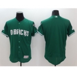 Men's Arizona Diamondbacks blank Majestic Green Celtic Flexbase Authentic Collection Jersey