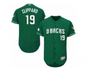 Men's Majestic Arizona Diamondbacks #19 Tyler Clippard Green Celtic Flexbase Authentic Collection MLB Jersey