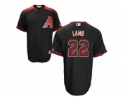 Men's Majestic Arizona Diamondbacks #22 Jake Lamb Authentic Black Brick Alternate Cool Base MLB Jersey