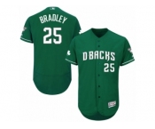 Men's Majestic Arizona Diamondbacks #25 Archie Bradley Green Celtic Flexbase Authentic Collection MLB Jersey