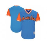 Men's 2017 Little League World Series Miami Marlins Royal Jersey