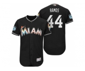 Men's Miami Marlins #44 A.J. Ramos 2017 Spring Training Flex Base Authentic Collection Stitched Baseball Jersey