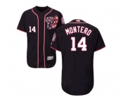 Men Washington Nationals #14 Miguel Montero Navy Blue Flexbase Authentic Collection Stitched MLB Jersey