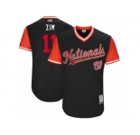 Men's 2017 Little League World Series Nationals #11 Ryan Zimmerman Zim Navy Jersey