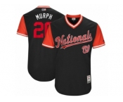 Men's 2017 Little League World Series Nationals #20 Daniel Murphy Murph Navy Jersey