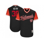 Men's 2017 Little League World Series Nationals #30 Koda Glover Bear Navy Jersey
