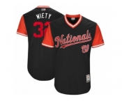 Men's 2017 Little League World Series Nationals #32 Matt Wieters Wiety Navy Jersey
