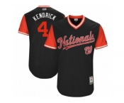 Men's 2017 Little League World Series Nationals #4 Howie Kendrick Kendrick Navy Jersey