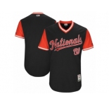 Men's 2017 Little League World Series Washington Nationals Navy Jersey