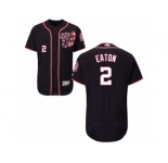 Men's Majestic Washington Nationals #2 Adam Eaton Navy Blue Flexbase Authentic Collection MLB Jersey