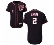 Men's Washington Nationals #2 Adam Eaton Navy Blue Alternate Flex Base Authentic Collection 2019 World Series Bound Baseball Jersey