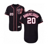 Men's Washington Nationals #20 Kyle Barraclough Navy Blue Alternate Flex Base Authentic Collection 2019 World Series Champions Baseball Jersey