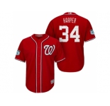 Men's Washington Nationals #34 Bryce Harper 2017 Spring Training Cool Base Stitched MLB Jersey