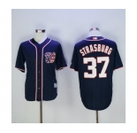 Men's Washington Nationals #37 Stephen Strasburg Majestic Blue Cool Base Player Jersey