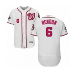 Men's Washington Nationals #6 Anthony Rendon White Home Flex Base Authentic Collection 2019 World Series Champions Baseball Jersey