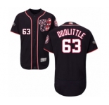 Men's Washington Nationals #63 Sean Doolittle Navy Blue Alternate Flex Base Authentic Collection 2019 World Series Bound Baseball Jersey