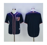 Men's Washington Nationals Blank Majestic Blue Official Cool Base Team Jersey