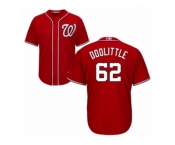 Washington Nationals #62 Sean Doolittle Replica Red Alternate 1 Cool Base MLB Jersey