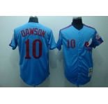 mlb expos #10  dawson  blue