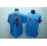 mlb montreal expos #4 deshields m&n blue