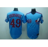 mlb montreal expos #49  cromartie m&n blue