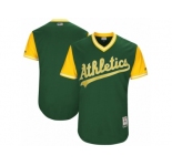 Men's 2017 Little League World Series Oakland Athletics Green Jersey