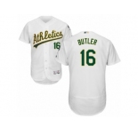 Men's Majestic Oakland Athletics #16 Billy Butler White Flexbase Authentic Collection MLB Jersey