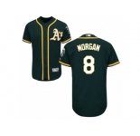 Men's Majestic Oakland Athletics #8 Joe Morgan Green Flexbase Authentic Collection MLB Jersey