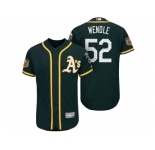 Men's Oakland Athletics #52 Joey Wendle 2017 Spring Training Flex Base Authentic Collection Stitched Baseball Jersey