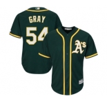 Men's Oakland Athletics #54 Sonny Gray Majestic Athletic Green Cool Base Player Jersey