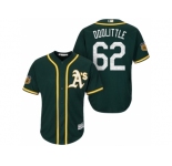 Men's Oakland Athletics #62 Sean Doolittle 2017 Spring Training Cool Base Stitched MLB Jersey