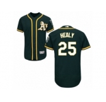 Oakland Athletics #25 Ryon Healy Green Flexbase Authentic Collection MLB Jersey