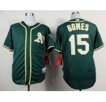 mlb jerseys oakland athletics #15 gomes green[gomes]