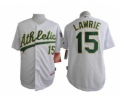 mlb jerseys oakland athletics #15 lawrie white[lawrie]