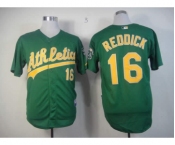 mlb jerseys oakland athletics #16 reddlck green