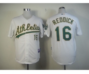 mlb jerseys oakland athletics #16 reddlck white