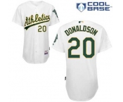 mlb jerseys oakland athletics #20 donaldson white[2014 new]