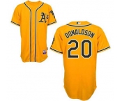 mlb jerseys oakland athletics #20 donaldson yellow