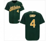 mlb jerseys oakland athletics #4 crisp green
