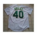 mlb jerseys oakland athletics #40 bailey white[strip]
