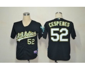 mlb jerseys oakland athletics #52 cespedes black (Cool Base)